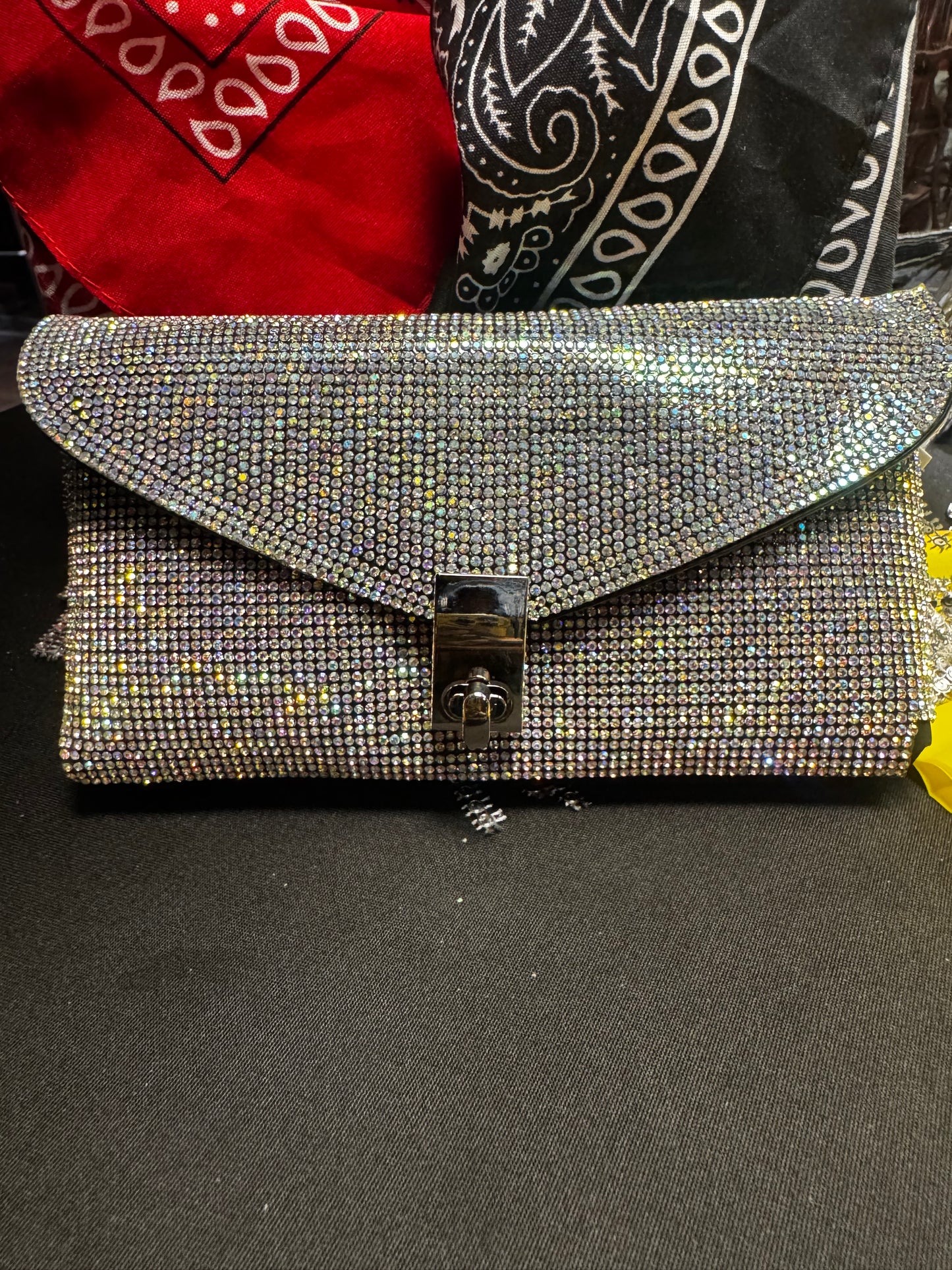 Bling Rhinestone Clutch Crossbody