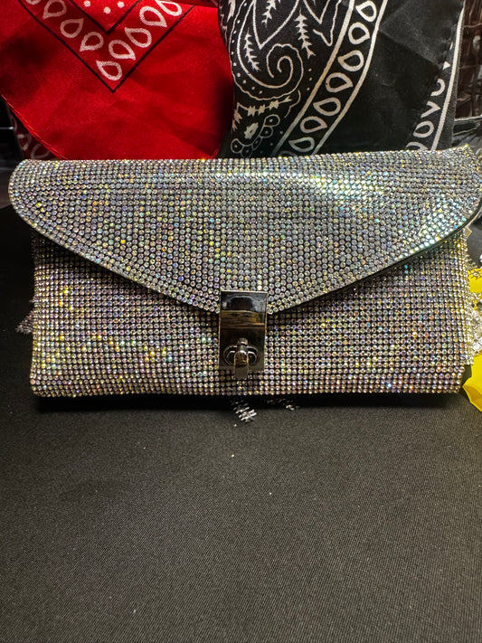 Bling Rhinestone Clutch Crossbody