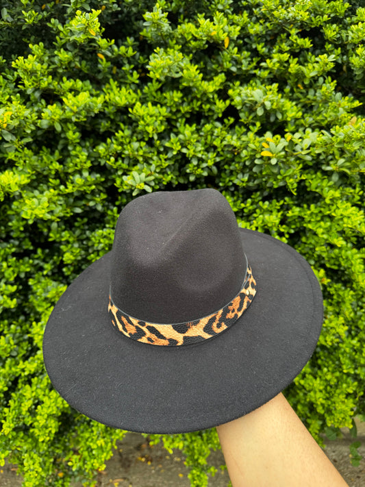 Cheetah Brim Fedora