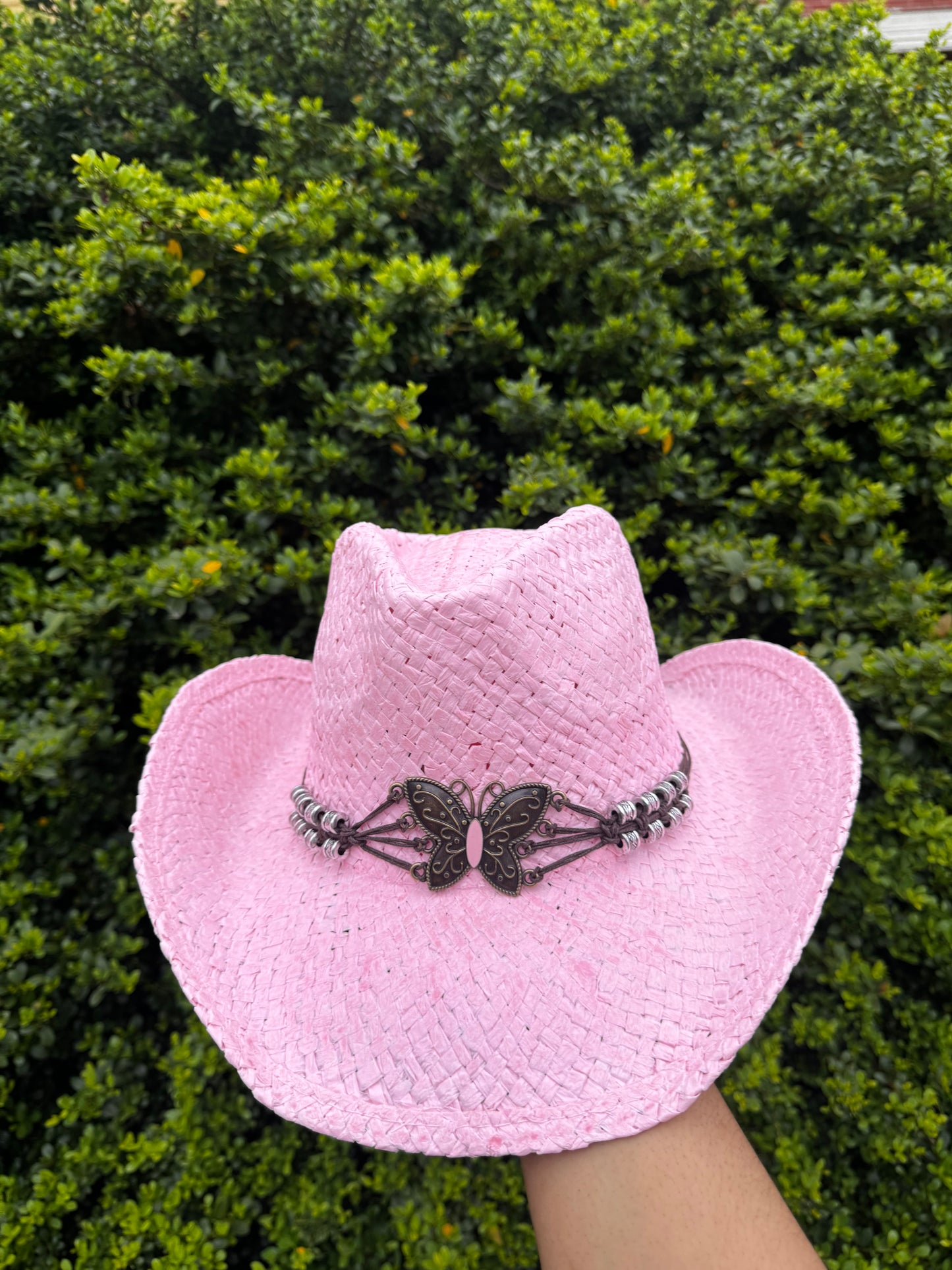 Turquoise Butterfly Western Fedora