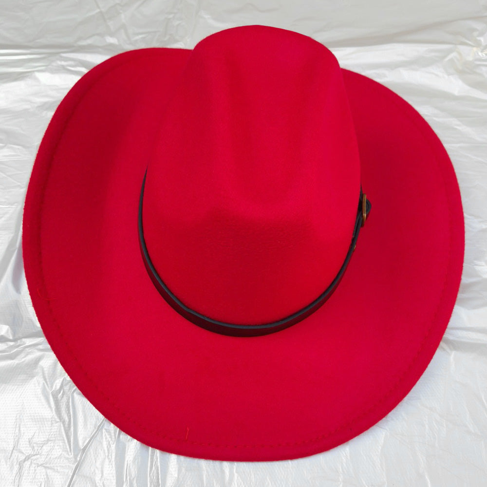 Leather Cowboy Fedora