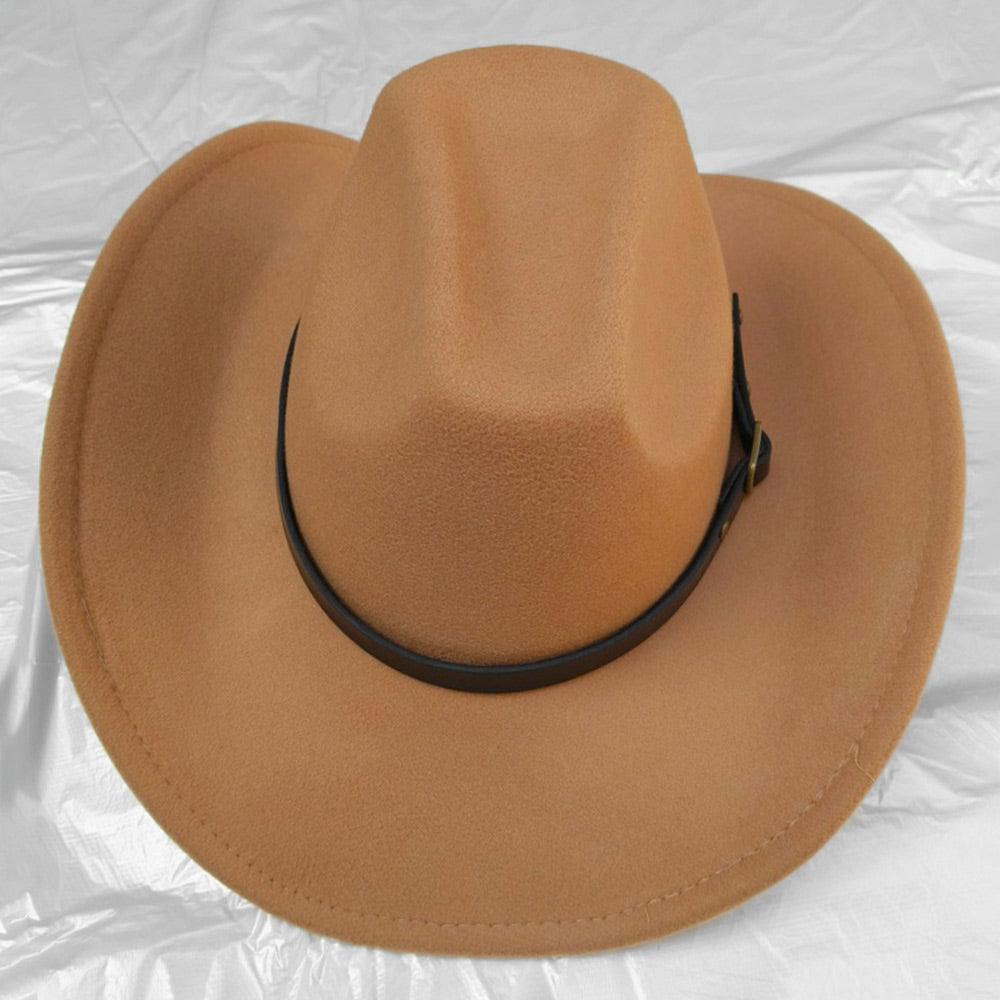 Leather Cowboy Fedora